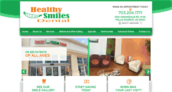 Desktop Screenshot of myfallschurchdentist.com